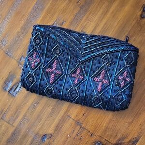 Chic Black and Red  Clutch